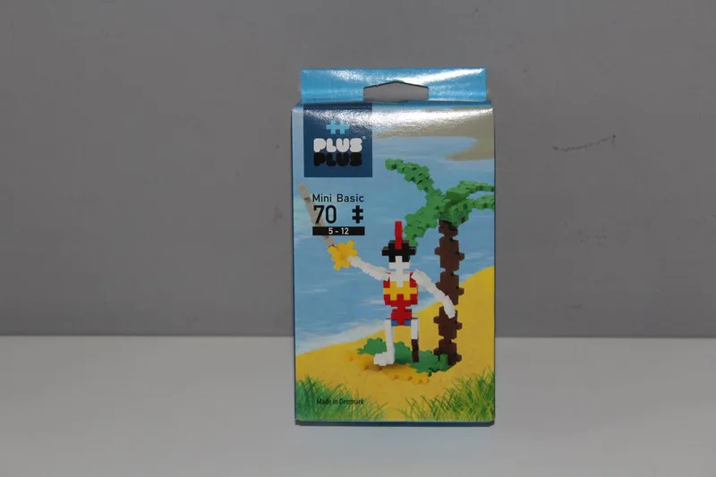 Mini Basic - Piraat - 70 stuks van Plus-Plus in Diverse kleuren – productfoto