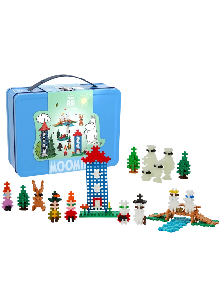 Moomin Valley Tinbox Blue (4394) by Plus-Plus – product photo