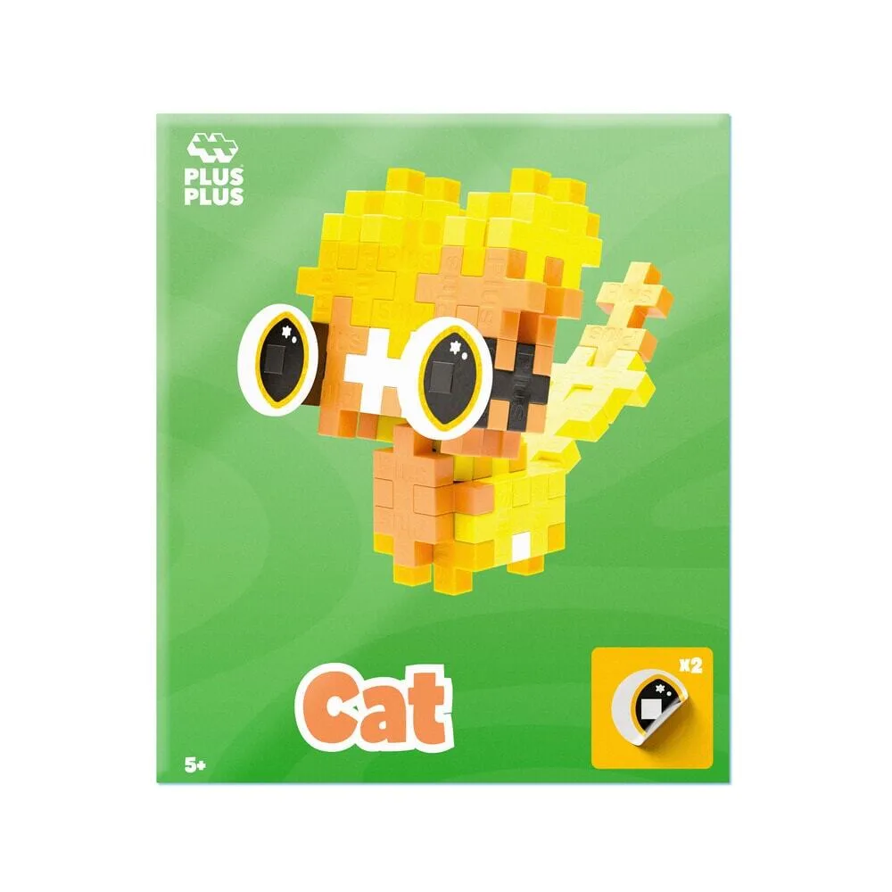pet pakket curious cat (4370) van Plus-Plus – productfoto