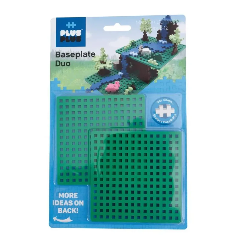 Steckbausteine Baseplate 12x12 cm, 2 Stück de Plus-Plus – photo du produit
