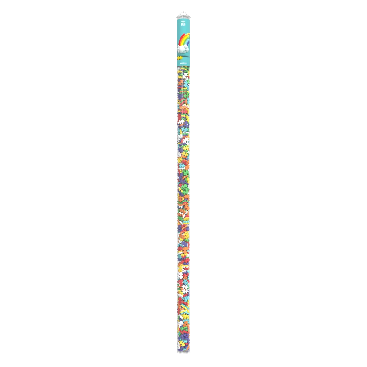 tube 1 meter rainbow: 520 stuks (4331) fra Plus-Plus – produktbillede