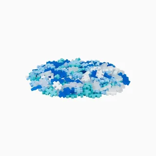 Tube 240 delige bouwset - 4305 - Bouwspeelgoed - Constructiespeelgoed - Set met bouwstenen - Vanaf 5 jaar van Plus-Plus in Glitter Frost – productfoto 2 van 3