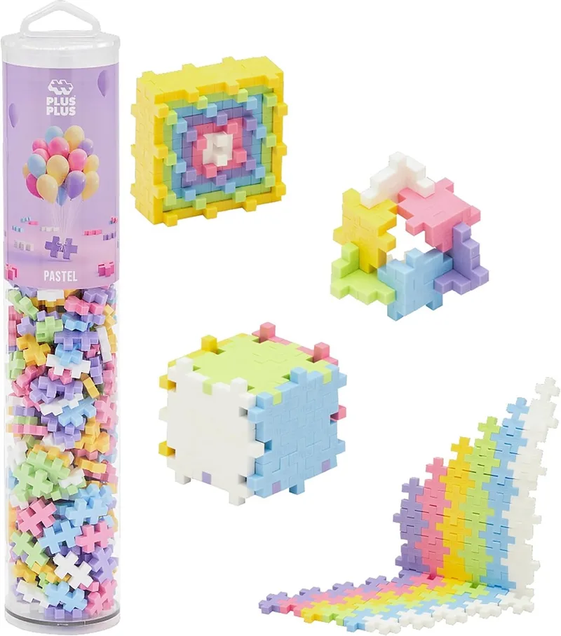 Tube pastel 240 delige bouwset - 4187 - Bouwspeelgoed - Constructiespeelgoed - Set met bouwstenen - Vanaf 5 jaar de Plus-Plus en Mix Pastel – photo du produit