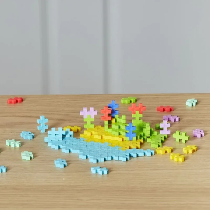 Tube tropical 240 delige bouwset - 4261 - Bouwspeelgoed - Constructiespeelgoed - Set met bouwstenen - Vanaf 5 jaar van Plus-Plus in Mix Tropical – productfoto 4 van 5