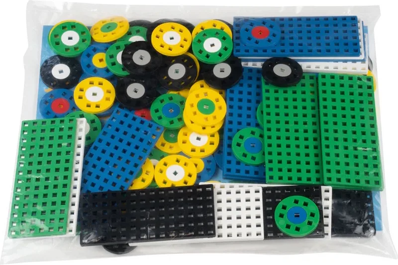 wielen en chassisplaten by Plus-Plus in Multicolor – product photo