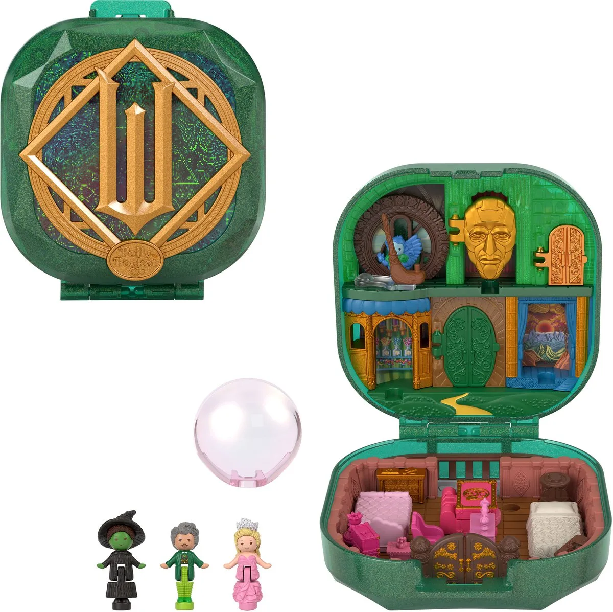 Mattel Polly Pocket verzamelcompact Wicked met minipoppen en accessoires. de Polly Pocket en Multicolore – photo du produit