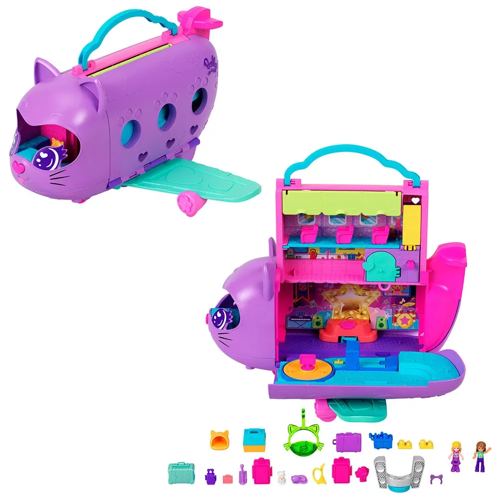 Katt Flygplan Docka från Polly Pocket – produktbild