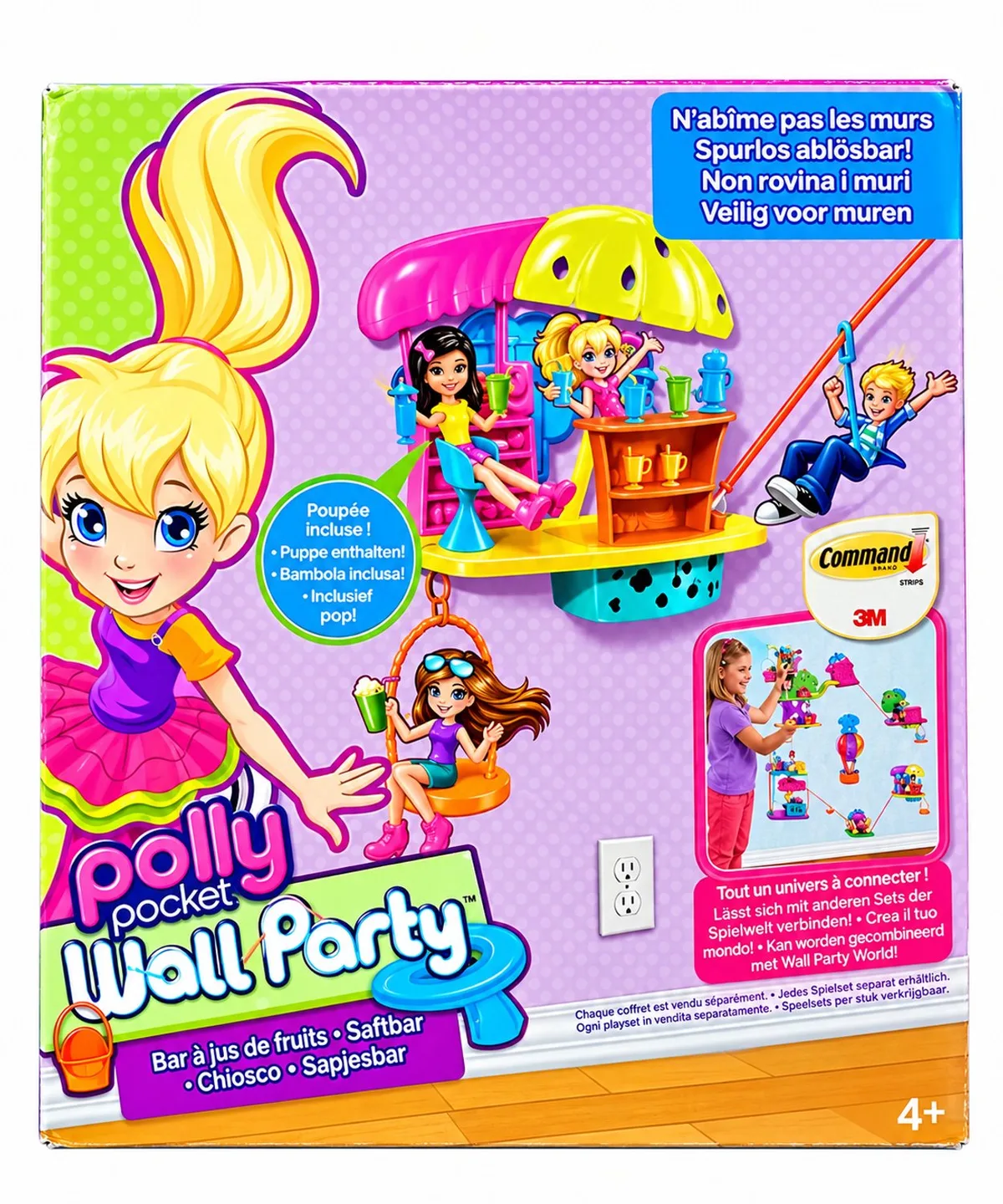 Wall party - Poppen - Speelfiguur från Polly Pocket i Diverse kleuren – produktbild