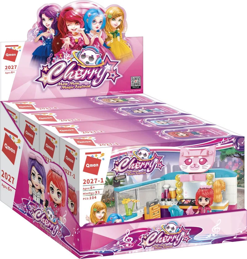 Qman 2027 - Cherry Serie - Mew Mew Music Festival - 4er Set by Qman – product photo