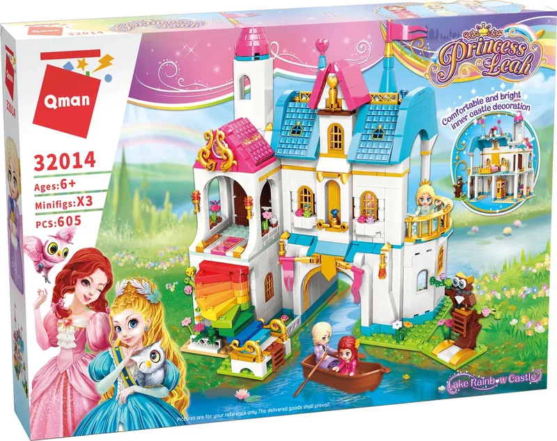 Qman 32014 - Princess Leah Serie - Lake Rainbow Castle by Qman – product photo