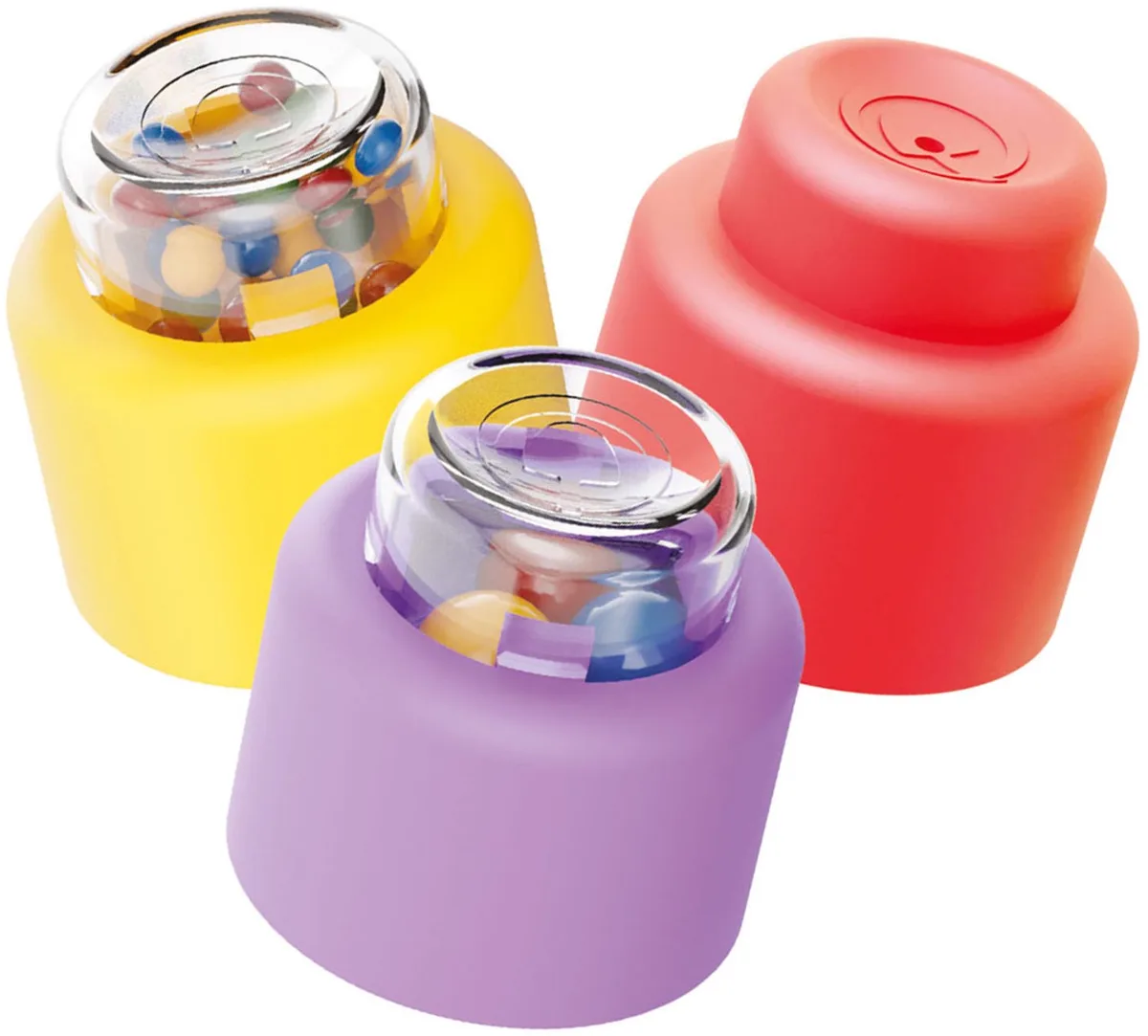 bouwblokken baby speelgoed met geluid - 18 stuks. von Quercetti in Mehrfarbig – Produktfoto