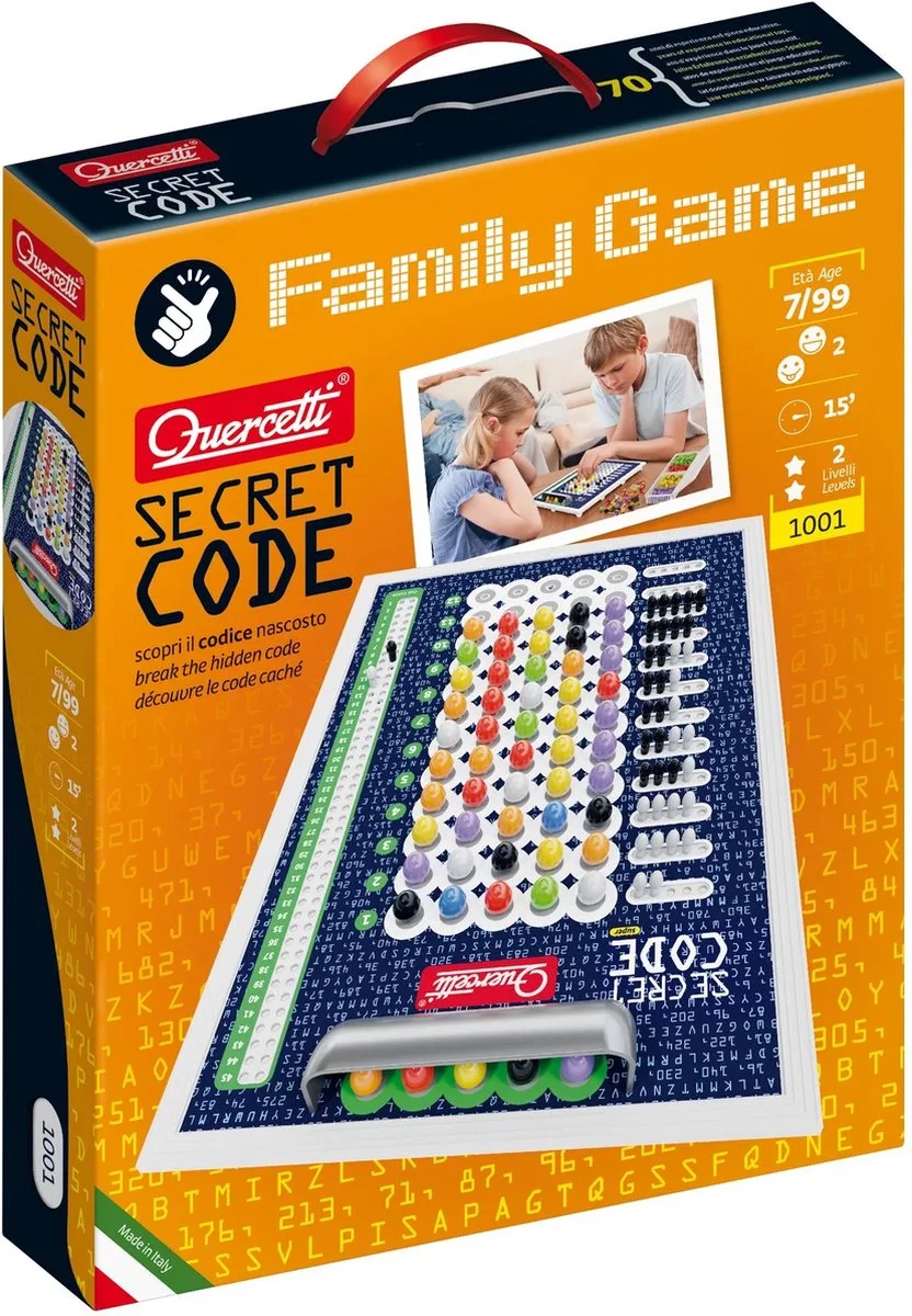 Codespel Secret Code 17 X 15 Cm Karton de Quercetti en Multicolore – photo du produit
