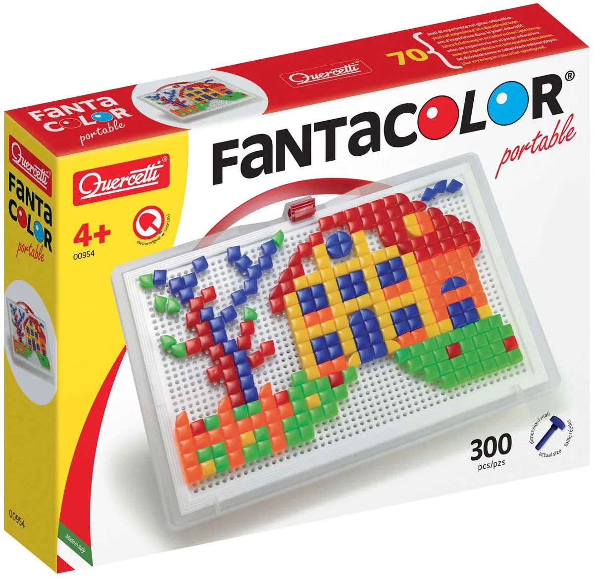 Fantacolor Portable 28 X 20 Cm 300-delig van Quercetti in Meerkleurig – productfoto