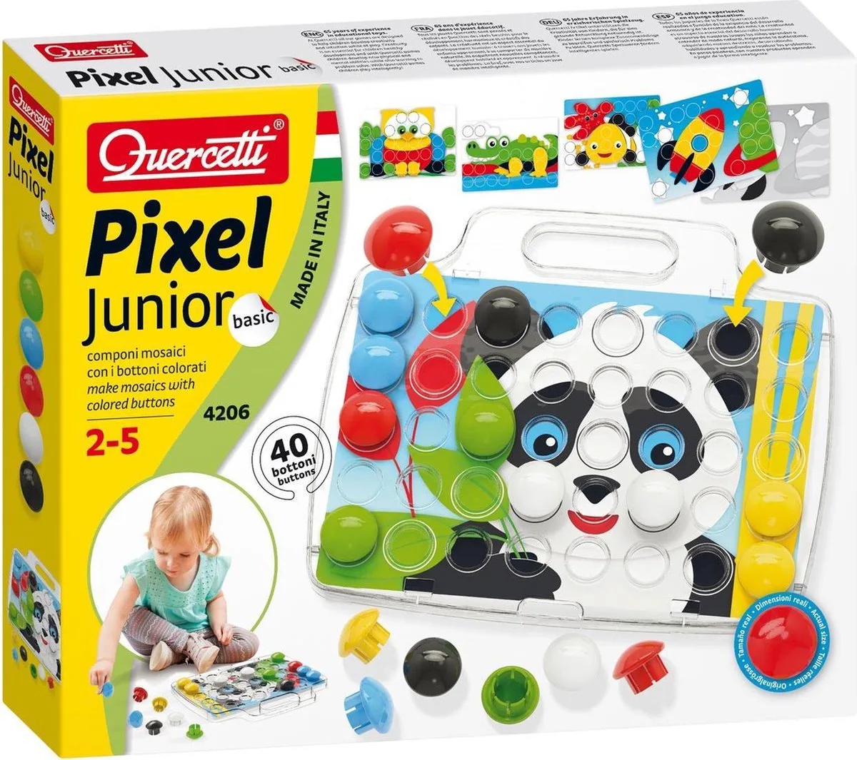 Fantacolour - Pixel Junior Basics (28-4206-00) de Quercetti en Multicolore – photo du produit