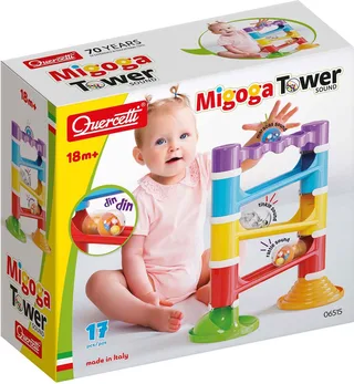 Migoga Knikkerbaan Toren met Geluid, 17dlg. by Quercetti in Multicolour – product photo 1 of 4