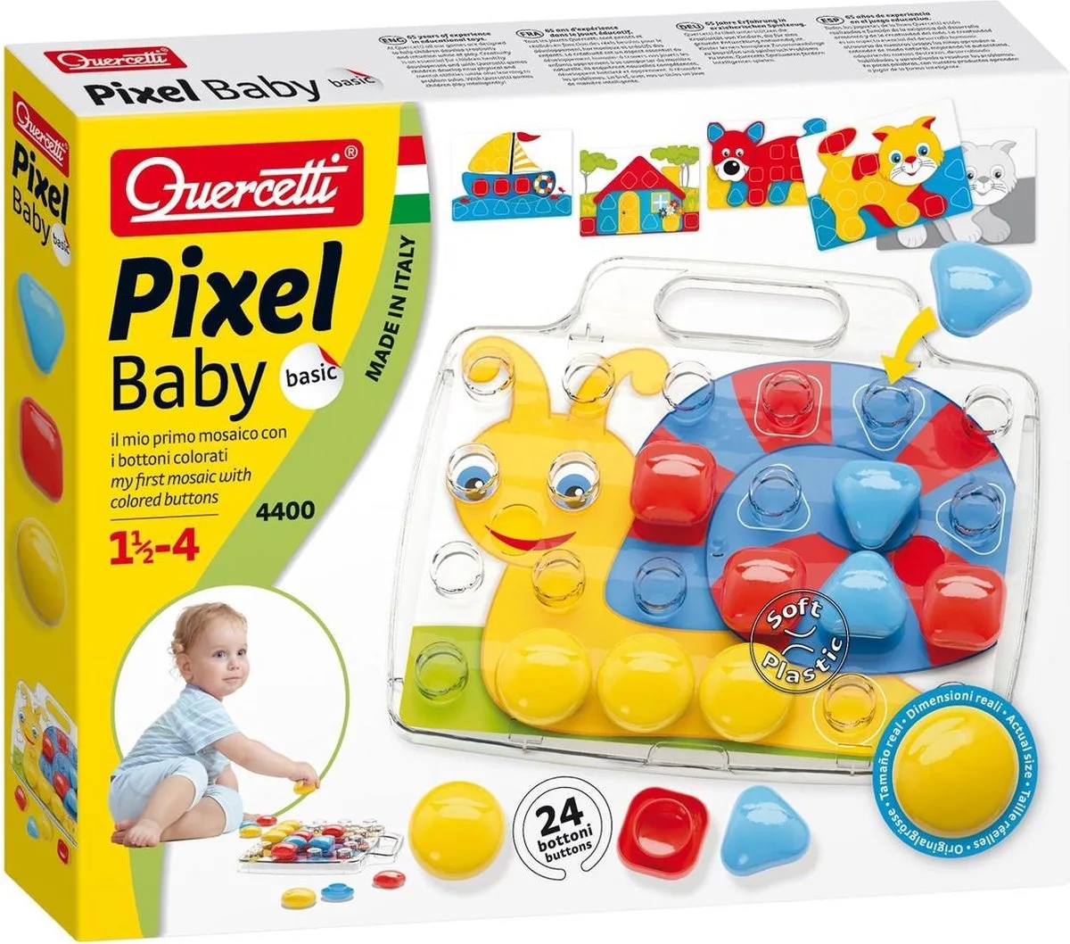 Mozaïek Starter Set Baby 33-delig by Quercetti in Multicolour – product photo