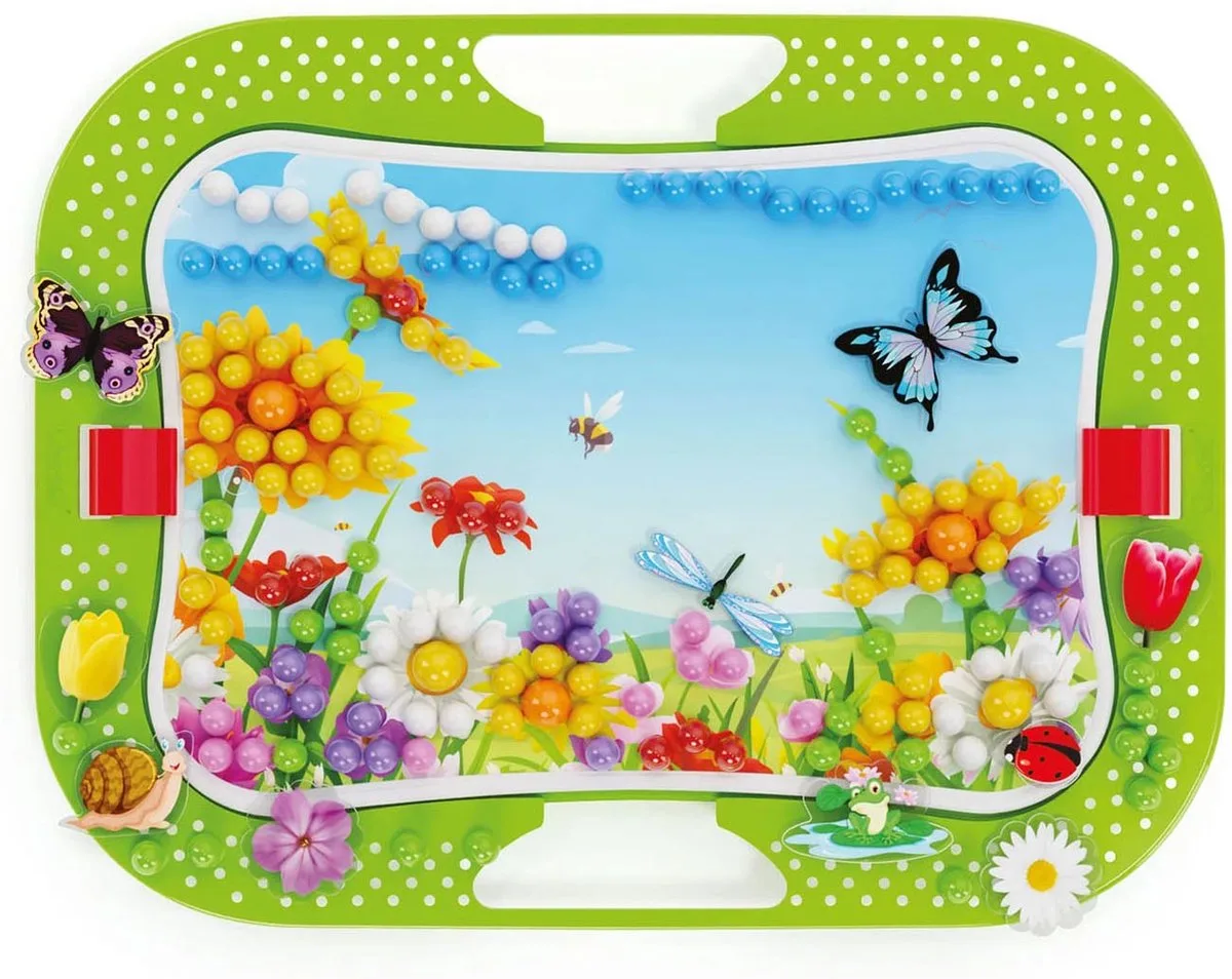 Natuur Plezier Fun en Pegs Insteek Mozaïek, 316dlg. van Quercetti in Meerkleurig – productfoto