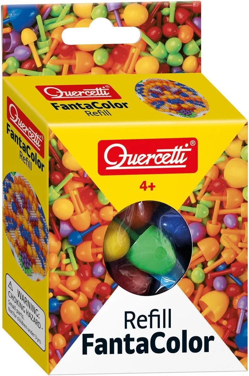 Pixel aanvuldoos 20 mm 60-delig fra Quercetti i Flerfarvet – produktbillede