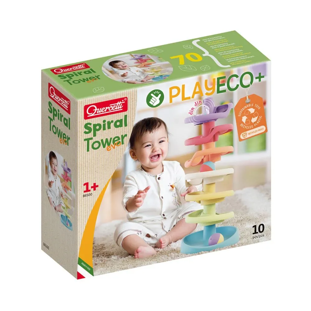 Playbio Spiraal Toren Evo 10 Stukken de Quercetti – photo du produit