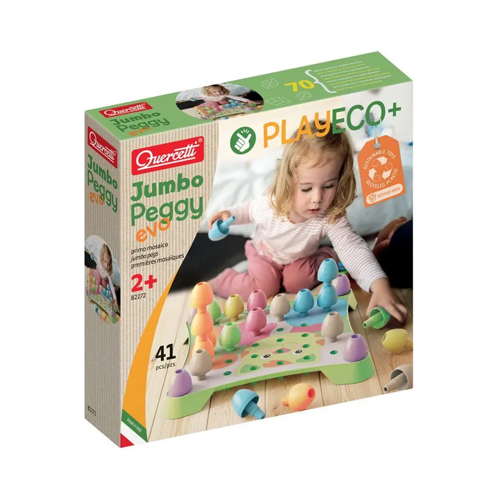 Playeco Jumbo Peggy Evo 41 Bitar från Quercetti – produktbild