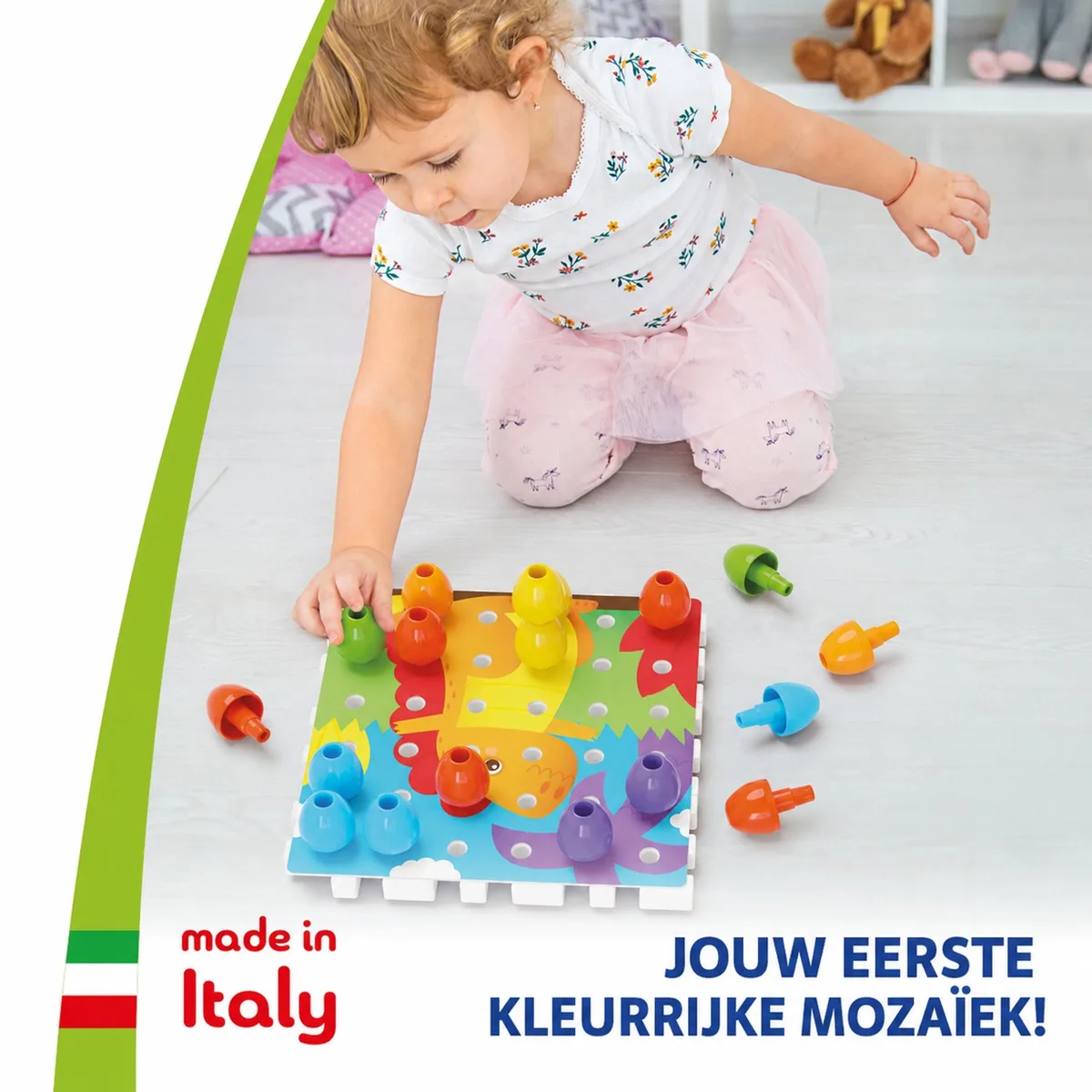 Stapelspel Jumbo Peggy Junior Karton 45-delig by Quercetti in Multicolour – product photo
