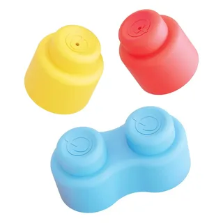 zachte stapelblokken bouwspeelgoed 12-delig kleurrijk. by Quercetti in Multicolour – product photo 3 of 4