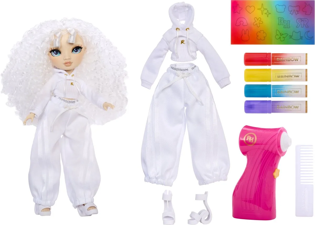 Air Brush & Create Modepop - Green Eyes von Rainbow High in Groene ogen – Produktfoto