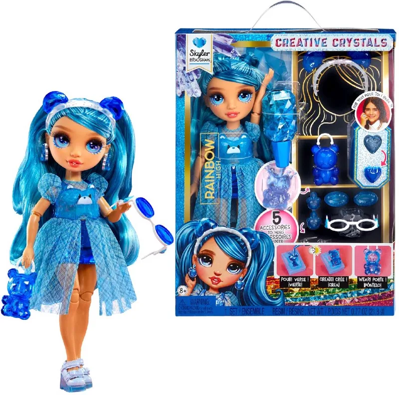 Creative Crystals-modepop - Skyler by Rainbow High in Blue – product photo
