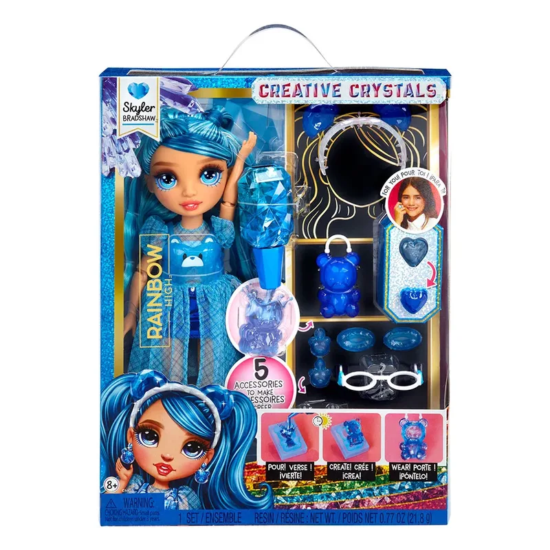 Creative Crystals-modepop - Skyler by Rainbow High in Blue – product photo 3 of 3