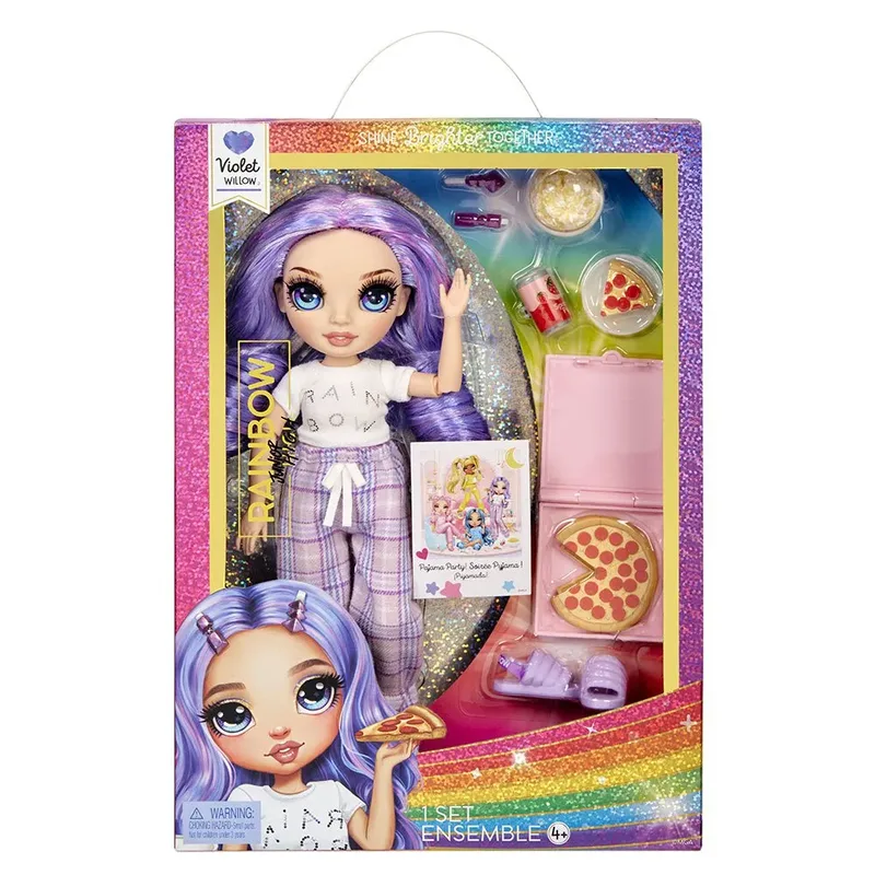Junior High Pyjamaparty - 23 cm - Violet (paars) - Modepop by Rainbow High in Purple – product photo 3 of 3