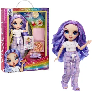 Junior High Pyjamaparty - 23 cm - Violet (paars) - Modepop by Rainbow High in Purple – product photo 1 of 3
