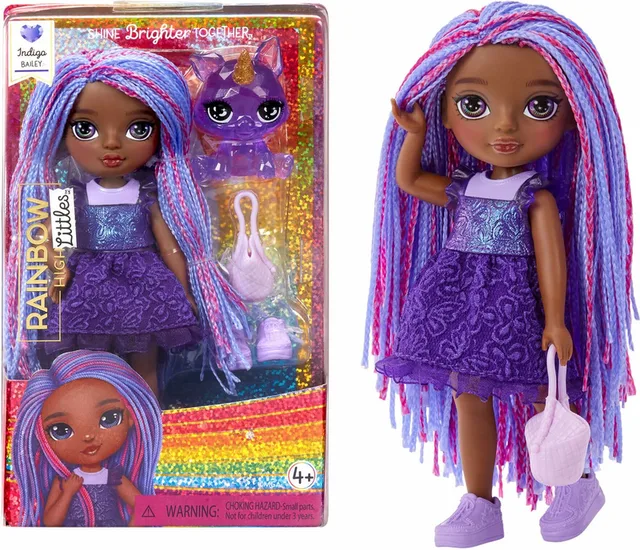 Littles-poppen - Indigo (donkerpaars)