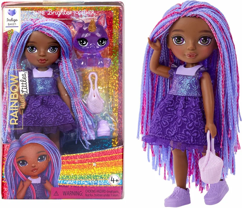 Littles-poppen - Indigo (donkerpaars) by Rainbow High in Multicolour – product photo