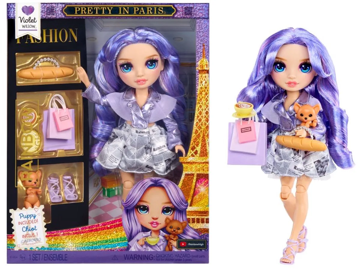 Pretty in Paris - Violet Willow, Puppe von Rainbow High in Violet Willow – Produktfoto