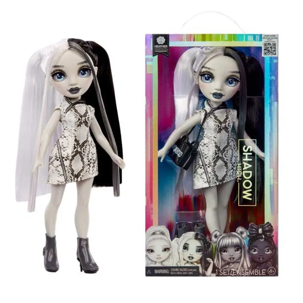 Poupée Shadow Entry Heather de Rainbow High – photo du produit
