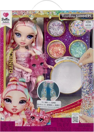 Shimmers met slijm-modepop - Bella by Rainbow High in Pink – product photo 3 of 5