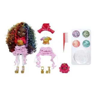 Shimmers met slijm-modepop - Iris (regenboogkleurig) by Rainbow High in Lime – product photo 3 of 6