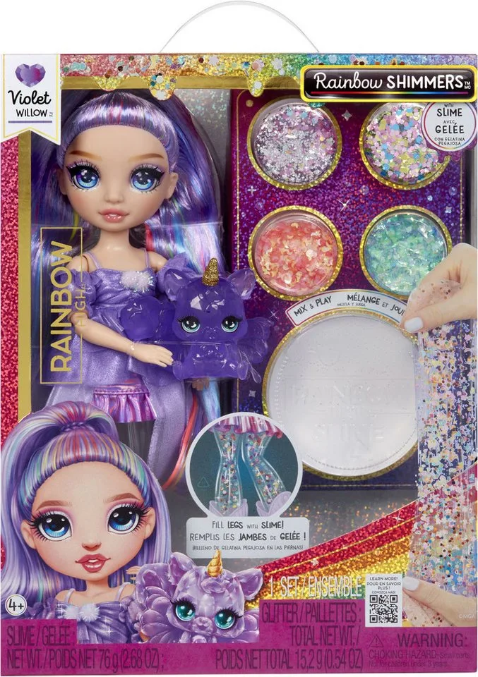 Shimmers met slijm-modepop - Violet by Rainbow High in Purple – product photo 3 of 5