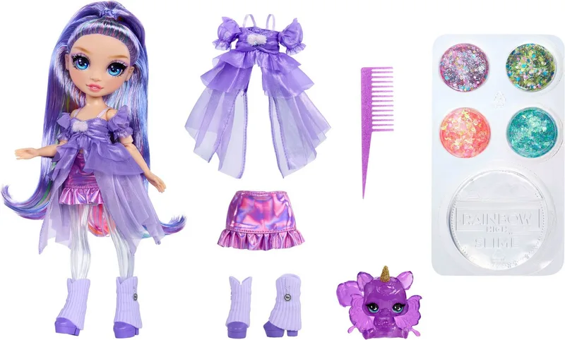 Shimmers met slijm-modepop - Violet by Rainbow High in Purple – product photo 5 of 5
