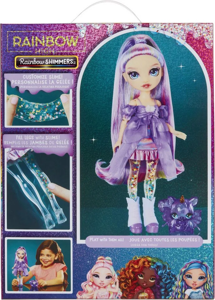 Shimmers met slijm-modepop - Violet by Rainbow High in Purple – product photo 4 of 5