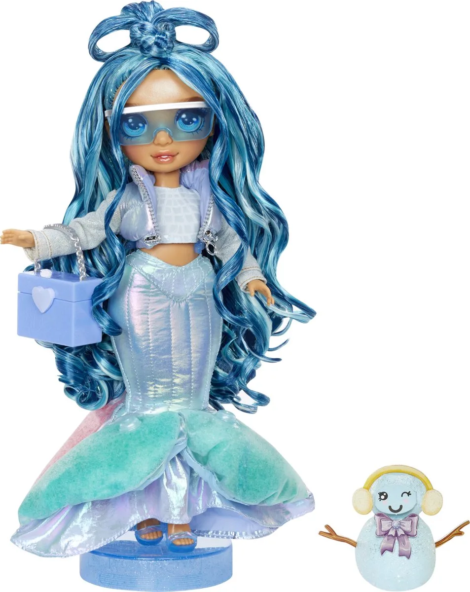 Winter Wonderland pop - Skyler (blauw) fra Rainbow High i Blå – produktbillede