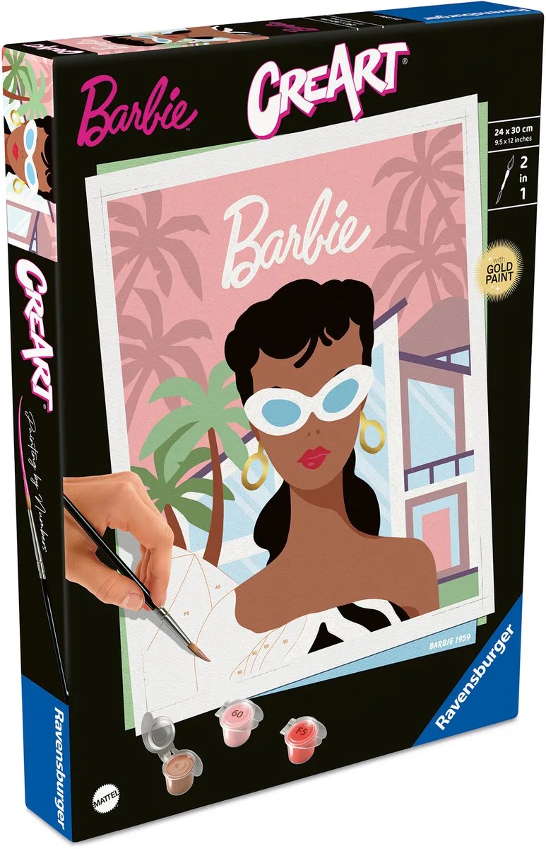 Barbie 1959 creatief pakket volwassenen. by Ravensburger in Multicolour – product photo