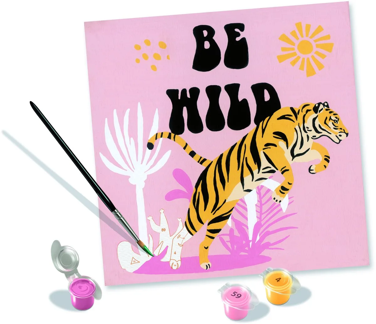 Be Wild - Schilderen op nummer voor volwassenen de Ravensburger en Multicolore – photo du produit