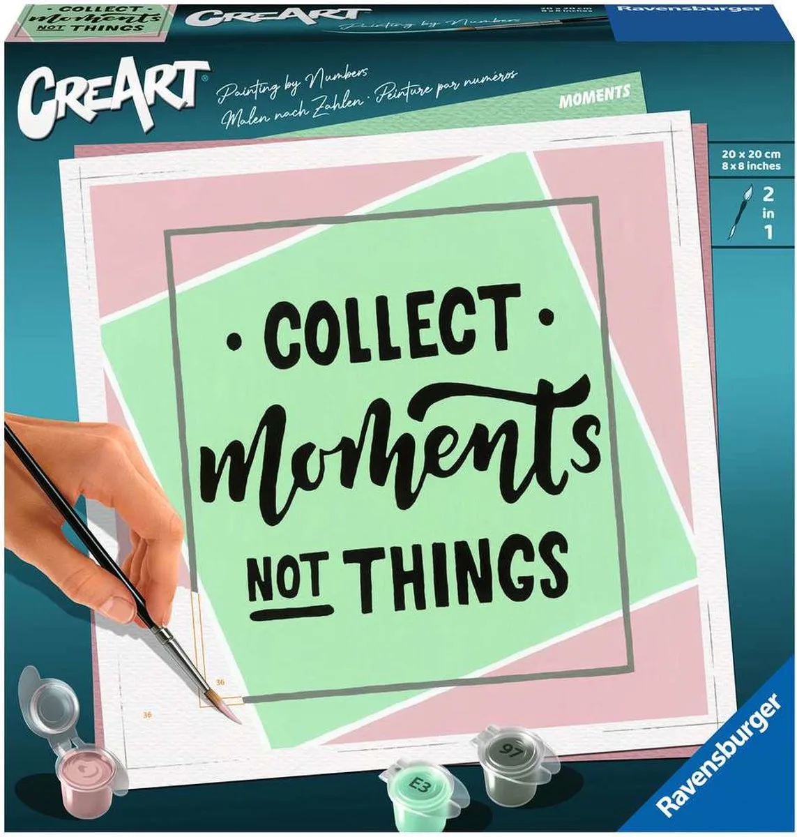 Collect moments, not things - Schilderen op nummer voor volwassenen von Ravensburger in Mehrfarbig – Produktfoto