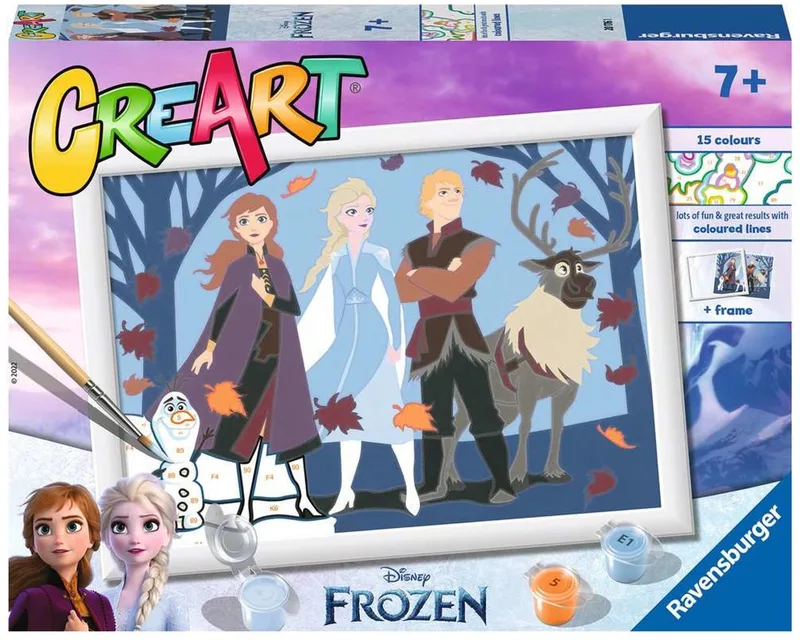 CreArt Best friends - Schilderen op nummer voor kinderen von Ravensburger in Mehrfarbig – Produktfoto