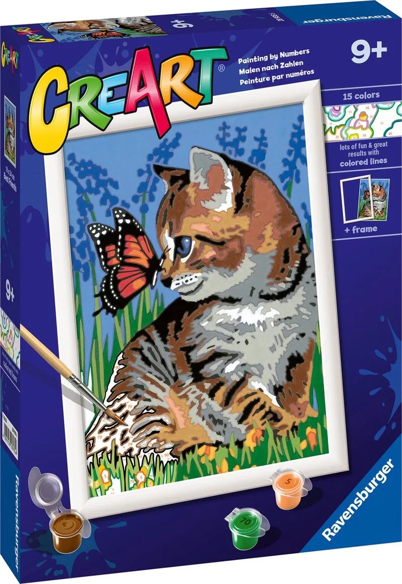 CreArt Best Friends - Schilderen op nummer voor kinderen von Ravensburger in Mehrfarbig – Produktfoto