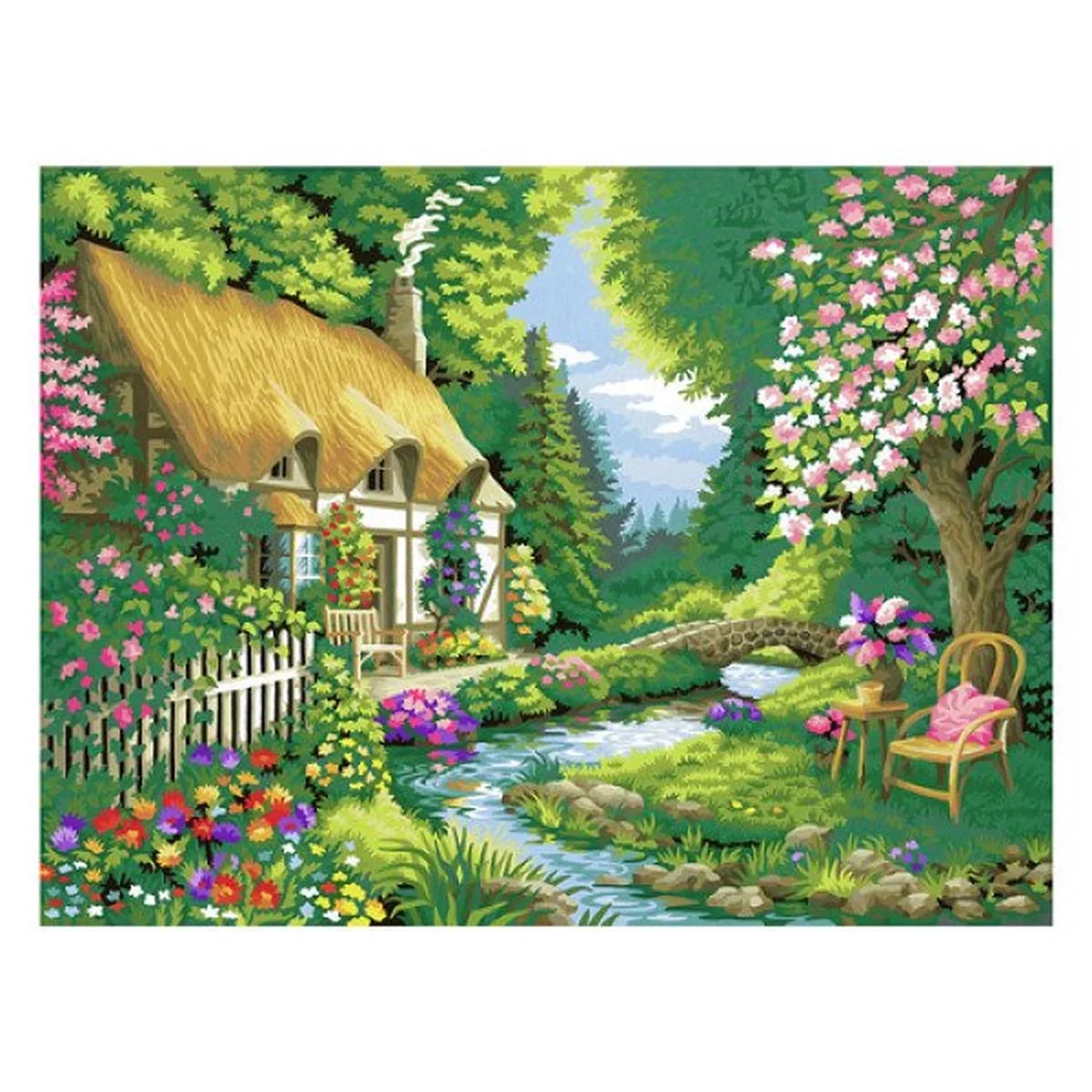 Creart Cottage garden de Ravensburger en Multicolore – photo du produit