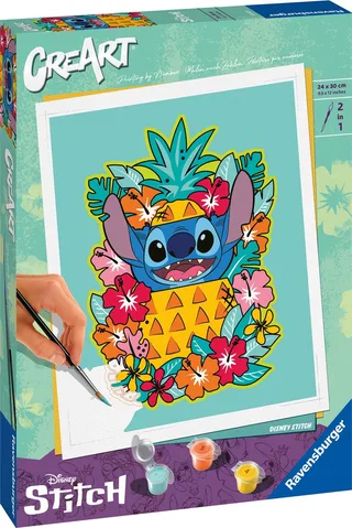 CreArt Disney Stitch - Schilderen op nummer voor volwassenen fra Ravensburger i Flerfarvet – produktbillede 1 af 3
