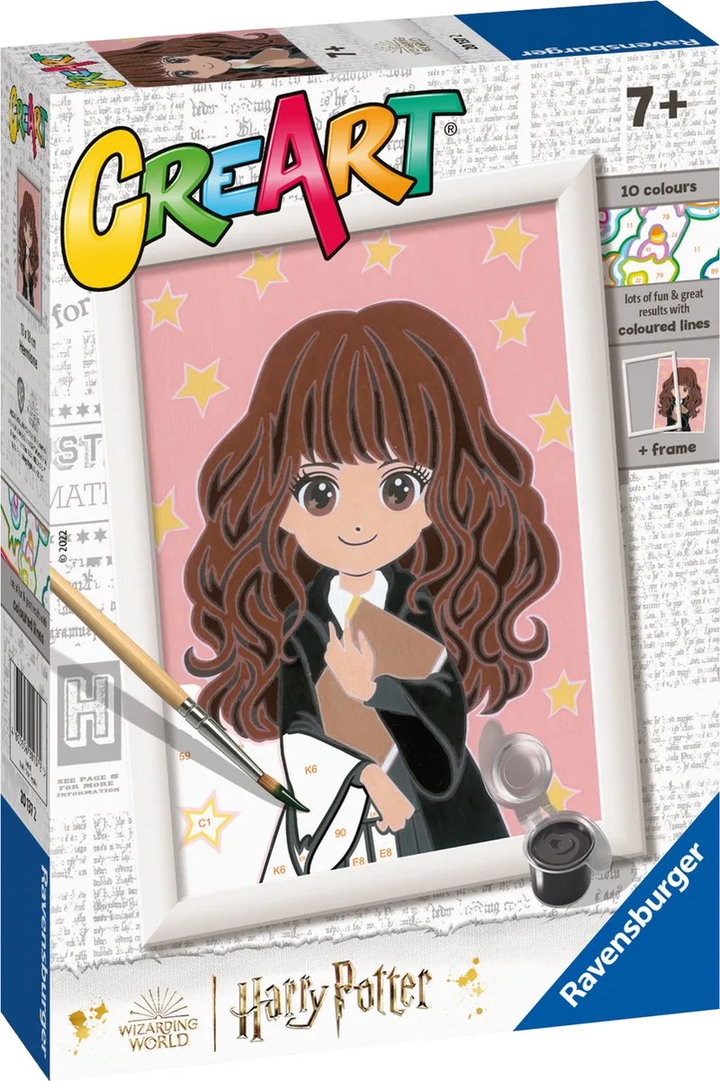 CreArt Hermione - Schilderen op nummer voor kinderen de Ravensburger en Multicolore – photo du produit