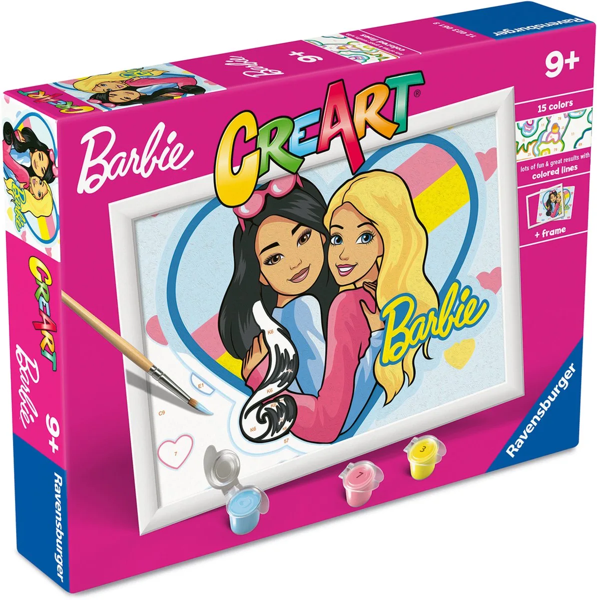 CreArt junior - Barbie-Duo - Creativiteit van Ravensburger in Meerkleurig – productfoto